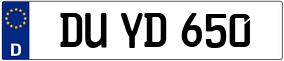 Truck License Plate